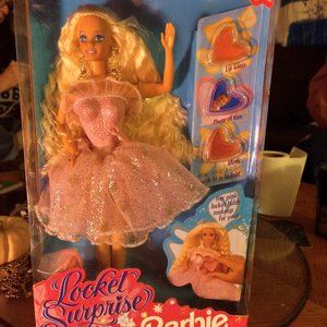 Vintage locket surprise Barbie.